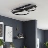 Plafoniera ad anelli Kordex con effetto brillante e funzione memoria, LED 4000 Kelvin