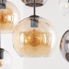 Koyoto lampadario a sospensione 6 luci con sfere, E27, stile boho vintage