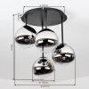 Chehalis plafoniera a sfere 4 luci G9, diametro 41 cm, stile vintage