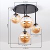 Chehalis plafoniera a sfere G9 a 4 luci, lampada da soffitto vintage per soggiorno