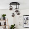 Chehalis plafoniera a sfere 4 luci G9, lampada da soffitto retrò ø 35 cm