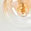 Gastor plafoniera da soffitto a 4 luci con sfere, ø 41 cm, stile vintage