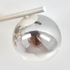 Gastor plafoniera a 4 luci con sfere, E14, stile moderno vintage per soggiorno