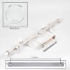 Gastor plafoniera da soffitto a 10 luci E14 con sfere, stile moderno retrò
