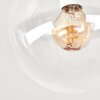 Gastor plafoniera a 5 luci con sfere per soggiorno, stile rétro vintage