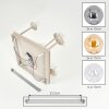 Gastor plafoniera a sfere da soffitto 5 luci vintage, ø 37 cm per soggiorno