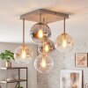 Gastor plafoniera a sfere 5 luci E14, design vintage moderno per soggiorno