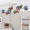 Plafoniera Koyoto a 10 luci con globi sferici, lampada da soffitto E14