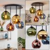 Koyoto plafoniera a sfere, lampada da soffitto vintage a 4 luci E14