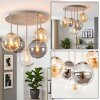 Gastor plafoniera a sfere 5 luci E14 Ø 45 cm per soggiorno e sala da pranzo