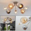 Koyoto plafoniera con sfere, plafoniera a 7 luci, ø 82 cm, moderna vintage