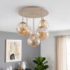 Gastor plafoniera a sfere 5 luci E14, lampada da soffitto rotonda vintage