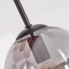 Gastor plafoniera a 4 luci con sfere, stile boho vintage per soggiorno