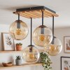 Gastor plafoniera da soffitto a 4 luci E14 con sfere sospese, vintage boho