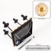 Gastor plafoniera da soffitto a 4 luci E14 con sfere sospese, vintage boho