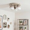 Eloria plafoniera 3 luci a sfere, lampada da soffitto rotonda E27 Ø 31,5 cm