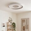 Plafoniera LED moderna Orvix con anello luminoso, CCT 2700-6000 Kelvin