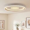 Plafoniera LED moderna Orvix con anello luminoso, CCT 2700-6000 Kelvin
