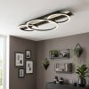 Kordex plafoniera LED soffitto moderna con anelli luminosi e pannello rettangolare