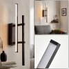 Kiron applique LED moderna da parete lineare, doppia barra rettangolare