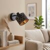 Alsen applique da parete da interno con paralume a fessure, spot orientabile
