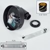 Alsen applique orientabile da parete con fessure simmetriche, set da 2 E14