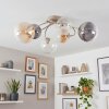 Chehalis plafoniera a sfere G9, lampada da soffitto 6 luci moderna retrò