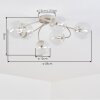 Chehalis plafoniera 6 luci a sfere G9 Ø 58 cm per soggiorno e sala da pranzo