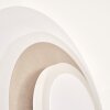 Lemik applique LED moderna rotonda orientabile, luce calda 3000 Kelvin