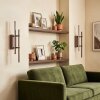 Kiron applique LED da parete moderna, set da 2, lampada da parete lineare