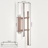 Kiron applique LED da parete moderna, set da 2, lampada da parete lineare