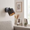 Alsen applique da parete da interno con paralume a fessure, spot orientabile