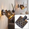 Alsen applique da parete orientabile E14 con paralume traforato geometrico