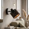 Alsen applique da parete orientabile E14 con paralume traforato geometrico
