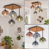 Gastor plafoniera a sfere 4 luci E14, stile boho vintage per sala da pranzo