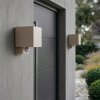 Applique Tamarin LED con sensore di movimento, set da 2, 3000 Kelvin calda IP54