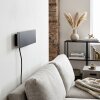 Axion applique LED da parete per interni con telecomando, forma rettangolare piatta