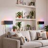 Applique rettangolare Axion set da 2, LED RGB 3000 Kelvin bianco caldo con cornice luminosa