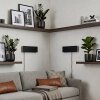 Axion applique LED da parete con telecomando, set da 2, luce indiretta