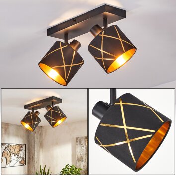 Opatija plafoniera con faretti orientabili E14 a 2 luci, spot da soffitto