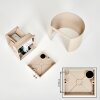 Tamarin applique da esterno LED, set da 2, luce su e giù per facciata