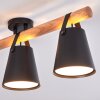 Andian plafoniera a 3 luci, lampada da soffitto E27 con paralumi conici boho