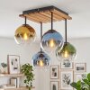 Koyoto plafoniera a 4 luci E14, lampada da soffitto con sfere stile boho