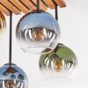 Koyoto plafoniera a 4 luci E14, lampada da soffitto con sfere stile boho