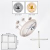 Gastor plafoniera a sfere E14, lampada da soffitto 4 luci Ø 38 cm