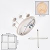 Basto plafoniera rotonda a sfere intrecciate E14 4 luci, ø38 cm, stile boho