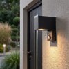 Kingstown applique da esterno con sensore di movimento GU10, moderna squadrata
