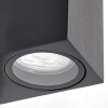 Kingstown set da 2 applique da esterno con sensore di movimento per facciata