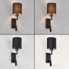 Turil applique da letto LED con luce da lettura orientabile e interruttore, set 2