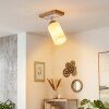 Plafoniera Alvorn orientabile E27, faretto da soffitto con paralume cilindrico